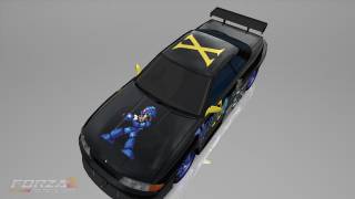 Top View - Mega Man X car