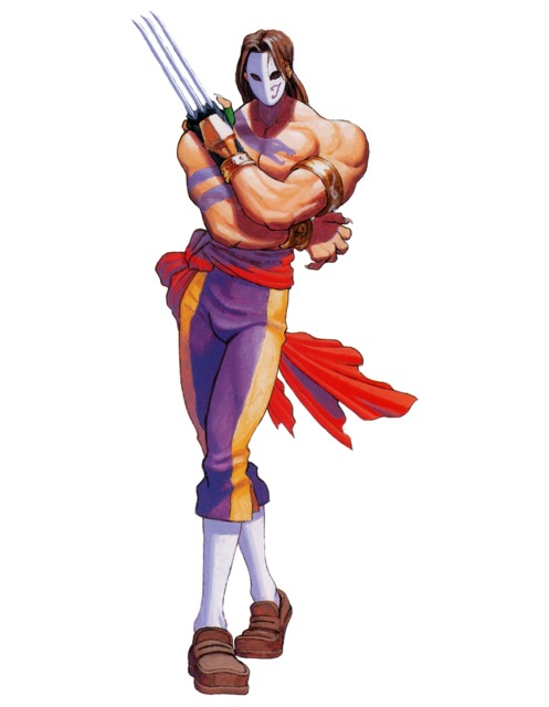 Vega, as he appears in Super Street Fighter II