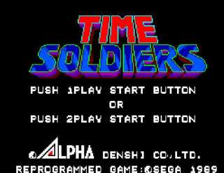 Start Screen of Time Soldiers