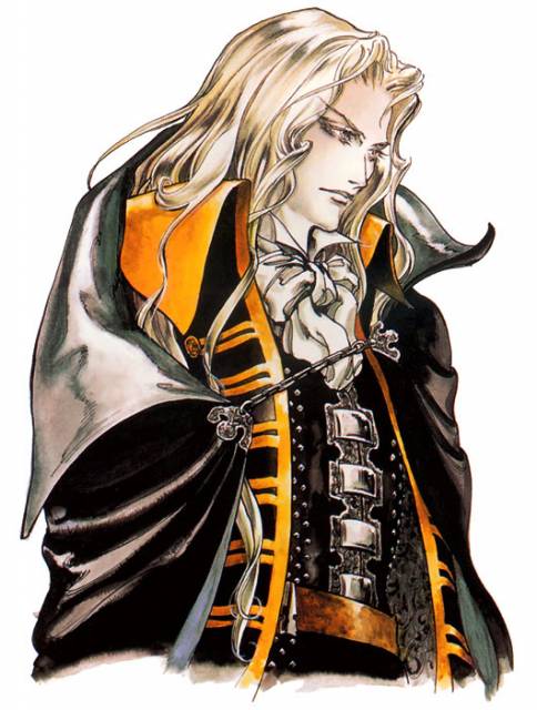Alucard, the game's main protagonist.