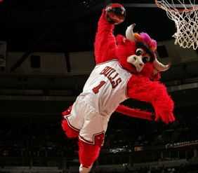 benny the bull dunking