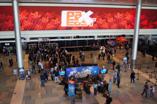Main lobby during PAX East 2012.