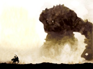 Concept art of the First Colossus