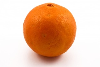 It's an orange...