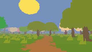 I hope you like looking at pixelated trees.