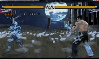 Tekken 5's Moonlight Wlderness stage, a visually stunning infinite stage with one of the best fighting game tracks