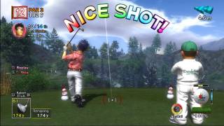 Fernando hits a nice shot using the advanced swing method.