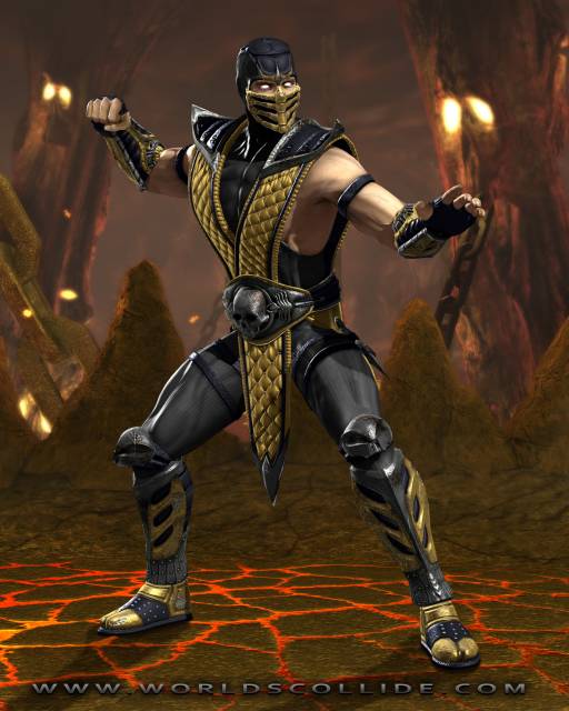 Scorpion in Mortal Kombat vs. DC Universe