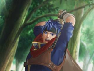 Ike, the protagonist, at the game's start.