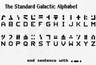 The Complete Standard Galactic Alphabet
