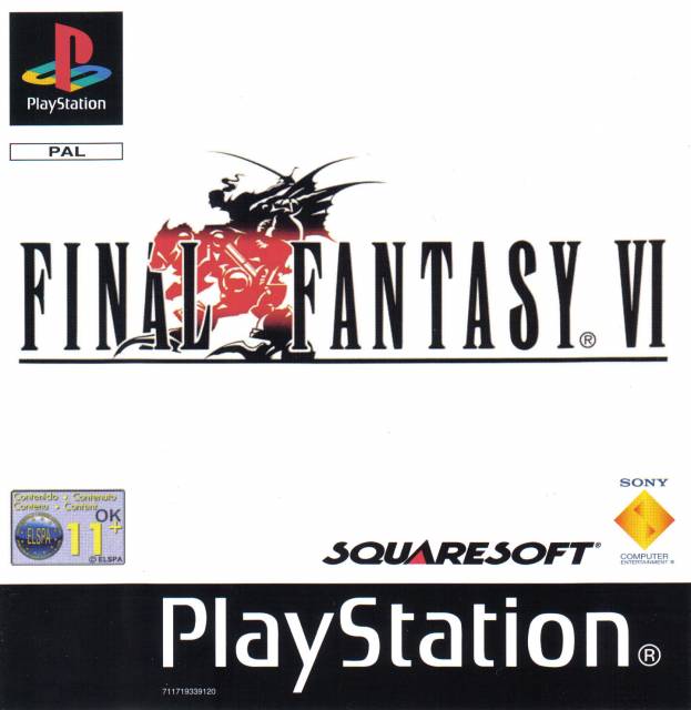 Front cover of Final Fantasy VI (EU) for PlayStation