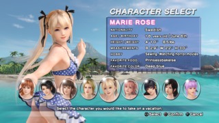 Marie's official info in DOA Xtreme 3 