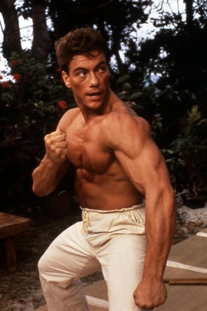 Van Damme training in Bloodsport.