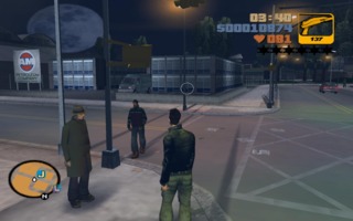 The PC free-aiming system helped fix problems with the PS2 version's lock-on.
