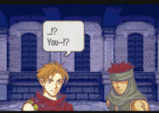 Matthew (Left) confronts Jaffar (Right) once again.