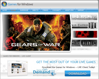 Old Games on Demand storefront for PC