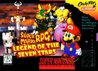 Super Mario RPG, a collaboration between Square and Nintendo.