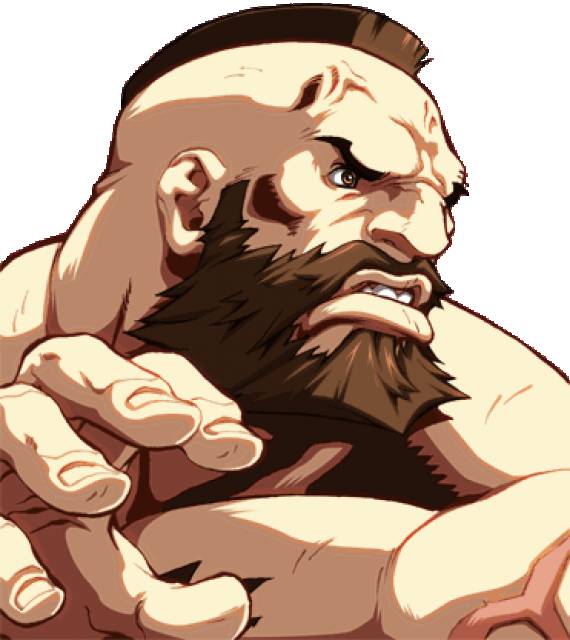 Above: Young Zangief