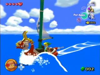 In The Wind Waker, there's more water to cover than ground.