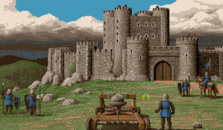 A siege on an enemy castle.