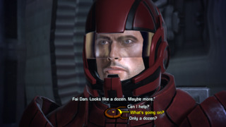 Mass Effect's dynamic dialogue system.