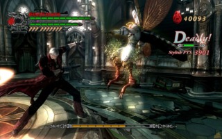 One of the boss fights in Devil May Cry 4