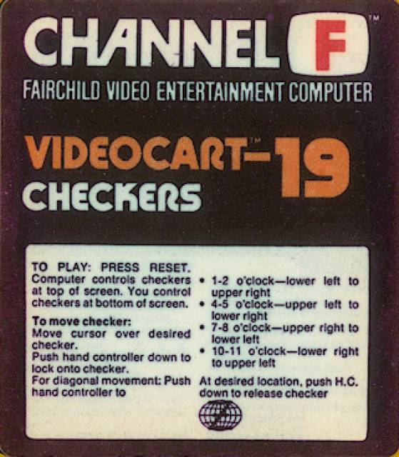 Videocart-19: Checkers