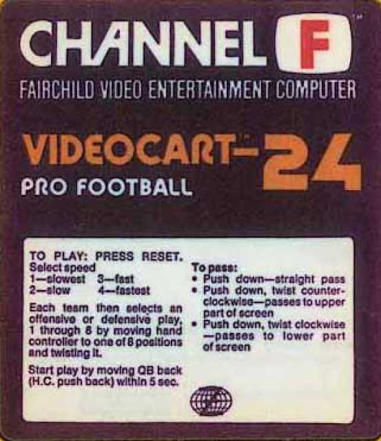 Videocart-24: Pro-Football