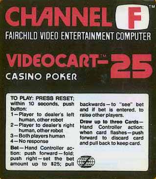 Videocart-25: Casino Royale