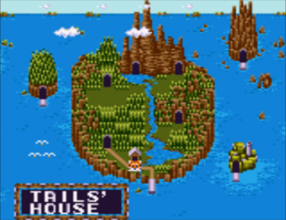 The world map of Tails Island