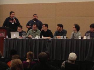 CAH panel. A lot of people actually had good cards ideas. 