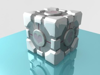 My companion cube :P