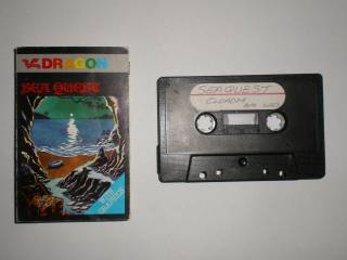 Sea Quest cassette and sleeve