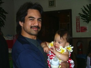 My daughter and I at her 1st birthday party