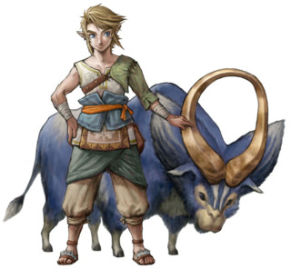 Link as he appears in The Legend of Zelda: Twilight Princess before receiving the traditional tunic.