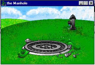 What lies underneath the manhole cover?
