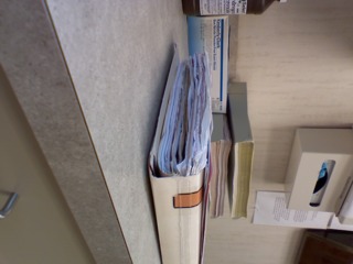 my medical file at my hand surgeon's office, this thing is thicker than a novel