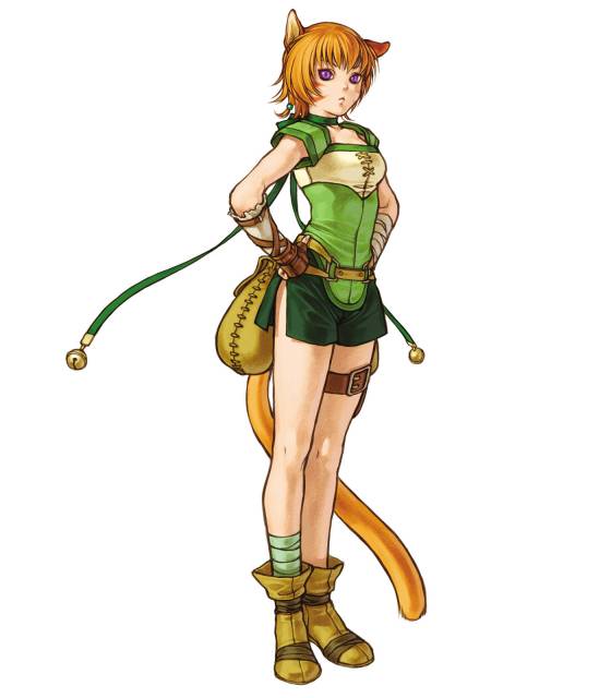 Lethe, a cat of the beast tribe.