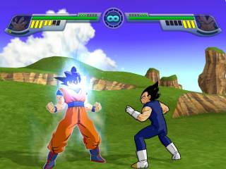  Goku using aura guard
