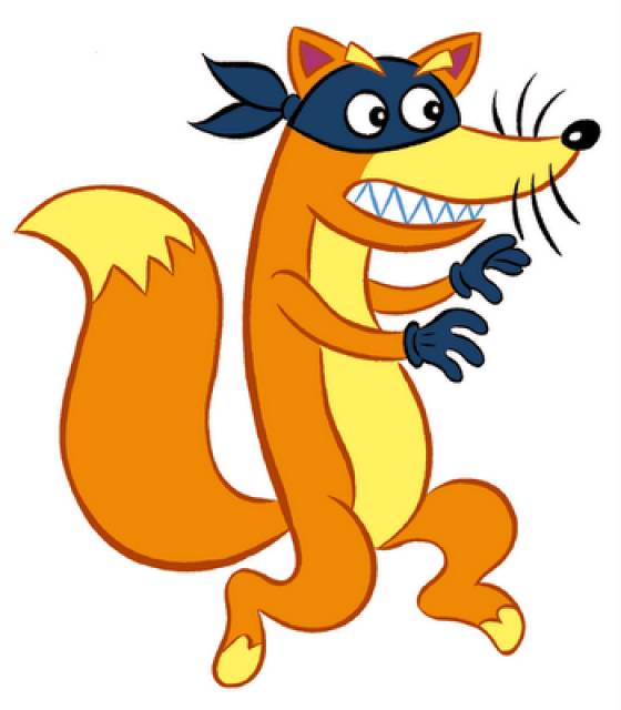 Swiper is a blue masked and gloved fox from the Nickelodeon show Dora the E...