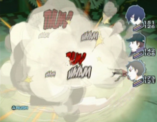 An All-Out Attack in Persona 3.