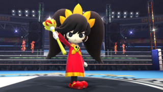 Ashley in Super Smash Bros. for Wii U/3DS, based on her Game & Wario appearance.