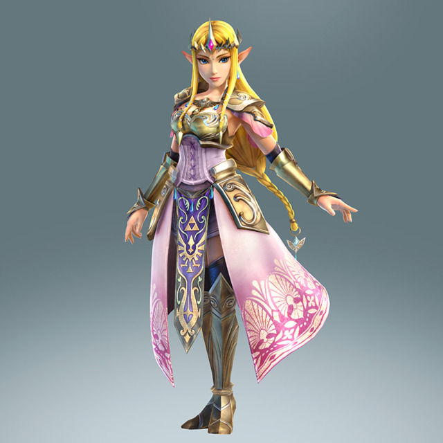 Zelda's appearance in Hyrule Warriors.