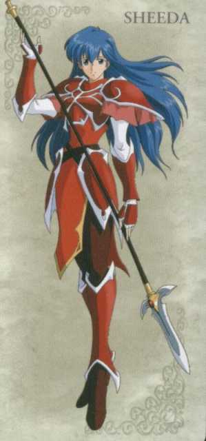 Caeda is the earliest example of a Pegasus Knight.