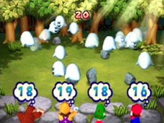 One of the game's many four player minigames.
