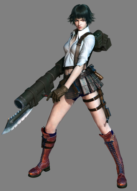 Lady in DMC3, shown equipped with Kalina Ann