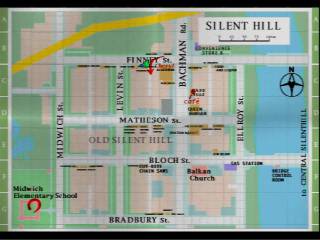 Map of Old Silent Hill