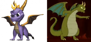   Oddly enough, Billy West did not  do the voice for one of these dragons.  