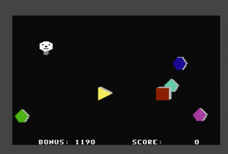 The player must pick up the shapes in order of least sides to greatest sides.