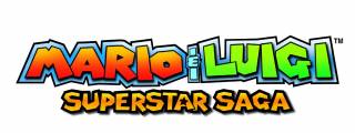 Mario & Luigi: Superstar Saga's logo.